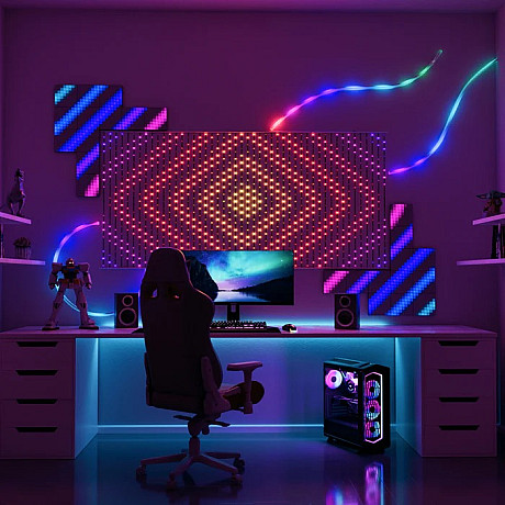 Twinkly - Line 1,5 m LED-ljusremsa, 16 miljoner färger, Wi-Fi/Bluetooth