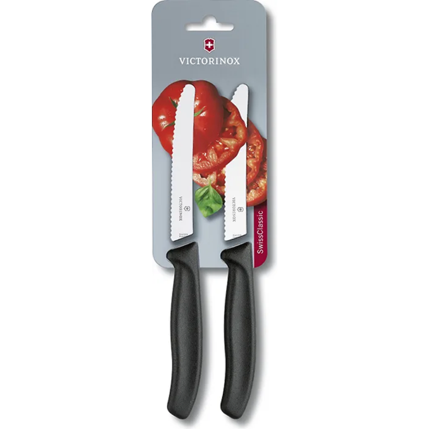 Victorinox kniv swiss classic tomatkniv, 11 cm, 2 st