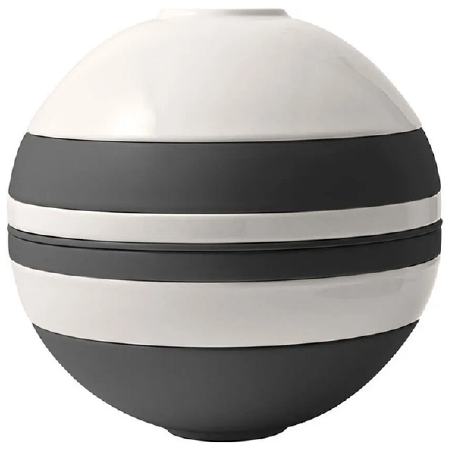 Villeroy & boch dekoration iconic la boule servis för två, svart/vit