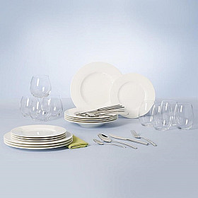 Villeroy & Boch - Wonderful World White 4 friends, 36 delar