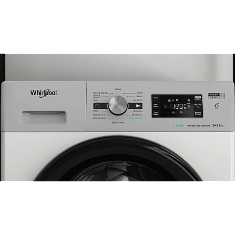 Whirlpool - Kombinerad tvätttork -  FFWDBL 964369 WSBSV 9/6 kg