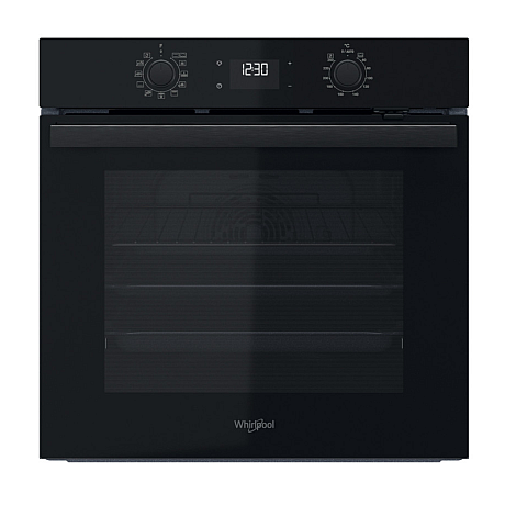 Whirlpool - inbyggnadsugn: färg svart, självrengörande - OMR58HU1B