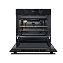 Whirlpool - inbyggnadsugn: färg svart, självrengörande - OMR58HU1B