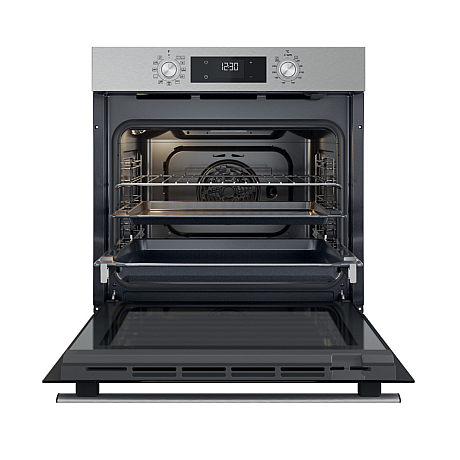 Whirlpool - inbyggnadsugn: färg rostfri, självrengörande - OMR58HU1X