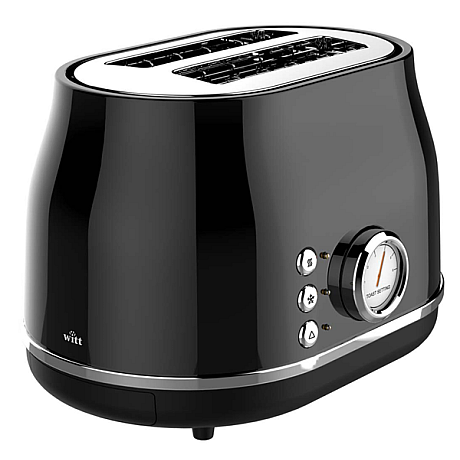 Witt - Premium Retro Brödrost WPRT, svart