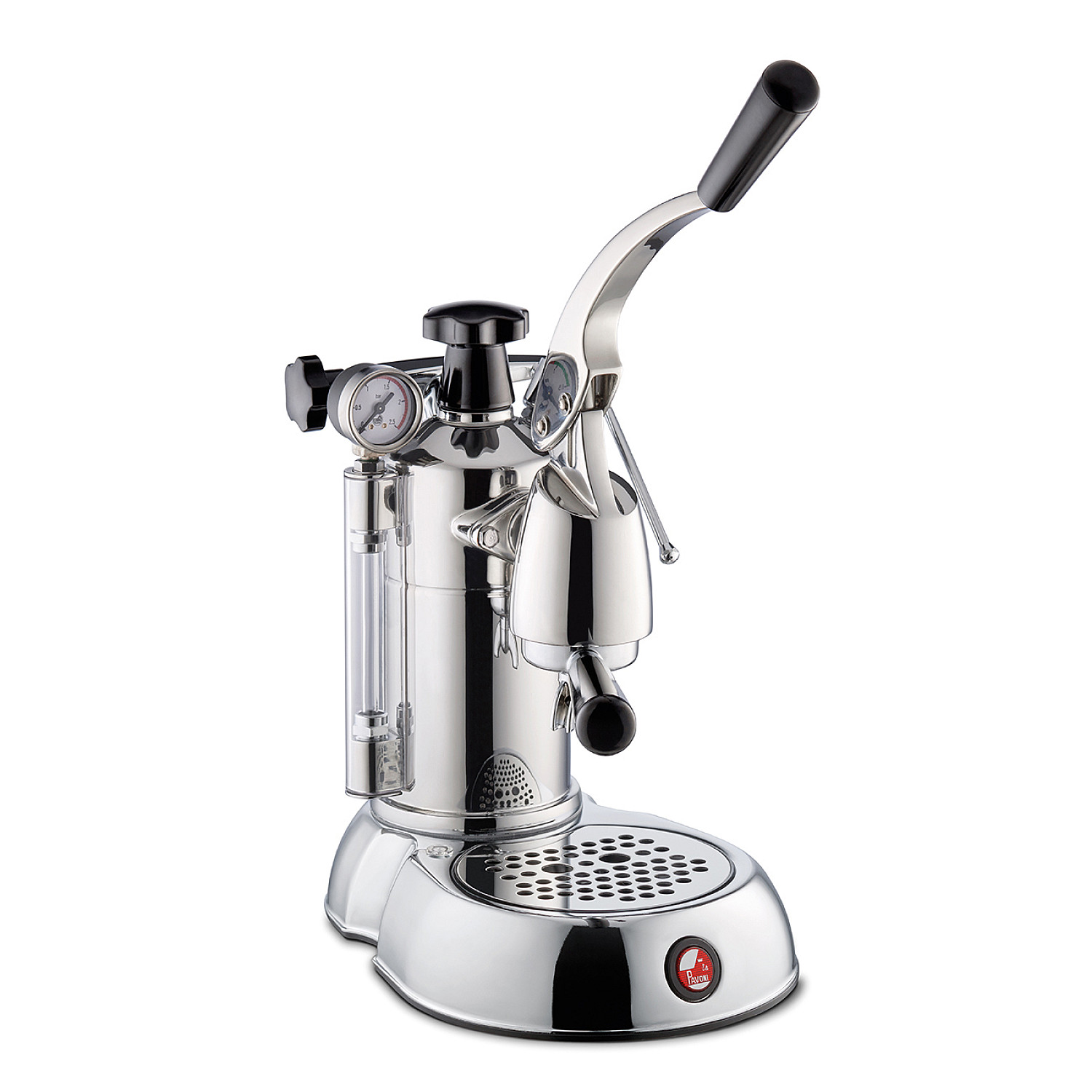 La pavoni espressomaskin manuell espressomaskin, kromad m&auml;ssing