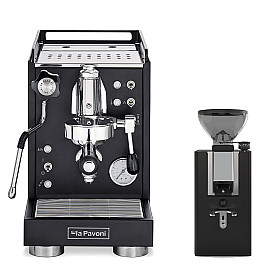 La Pavoni - Semiprofessionell kaffemaskin + kvarn