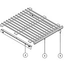 mQuvée - Fast hylla WineStore 800/1200 - Stabil hylla i sapelliträ
