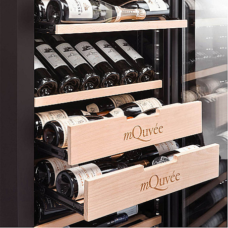 mQuvée - Label-view hylla Velvet 125 - Plats för 7 flaskor
