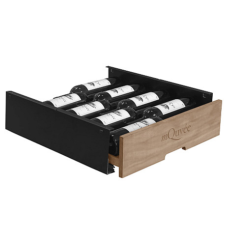 mQuvée - Utdragbar label-view hylla WineStore 800/1200 - 8 flaskor