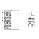 mQuvée - WineExpert 126 SW-126S - Fristående vinkyl 126 flaskor