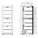 mQuvée - WineExpert 126 SW-126S - Fristående vinkyl 126 flaskor