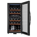 mQuvée - WineExpert 24 Fullglass Black - Vinkyl 24 flaskor, 2 zoner