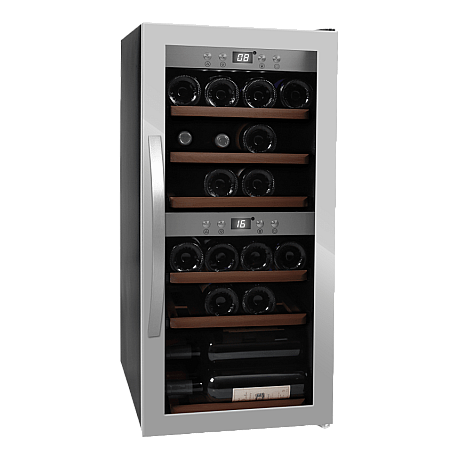 mQuvée - WineExpert 24 Stainless - Vinkyl 24 flaskor, 2 zoner