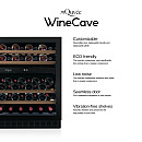 mQuvée - WineCave 780 30D Anthracite - Vinkyl 20 flaskor, 2 zoner mQuvée - WineCave 780 30D Anthracite - Vinkyl 20 flaskor, 2 zoner