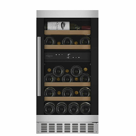 mQuvée - WineCave 40D Modern - Vinkyl 29 flaskor med 2 zoner