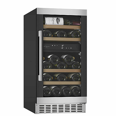 mQuvée - WineCave 40D Modern - Vinkyl 29 flaskor med 2 zoner