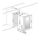 mQuvée - WCD40AB780 - Inbyggd WineCave 40D 780, 39.5 cm, Antracit Svart