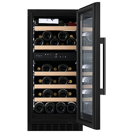 mQuvée - WCD40FGB-800 - Inbyggd WineCave 800, 34 flaskor, 40 cm, svart