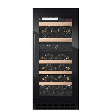 mQuvée - WCD40FGB-800 - Inbyggd WineCave 800, 34 flaskor, 40 cm, svart