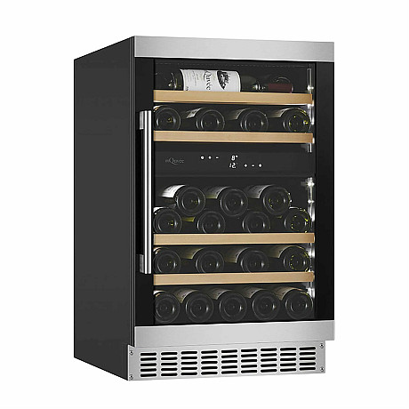 mQuvée - WineCave 50D Modern - Vinkyl 39 flaskor med 2 zoner