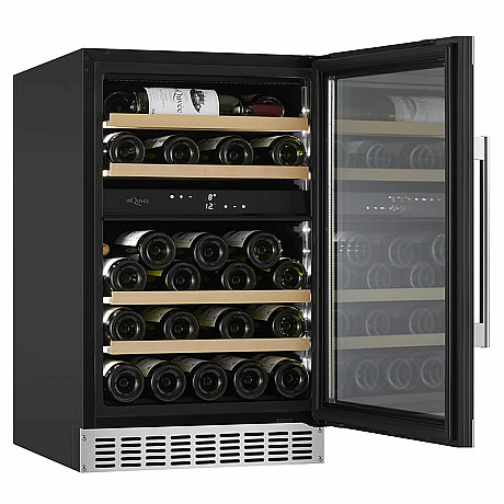 mQuvée - WineCave 50D Modern - Vinkyl 39 flaskor med 2 zoner