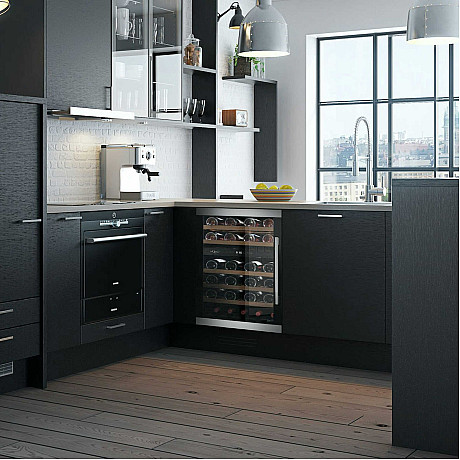 mQuvée - WineCave 50D Modern - Vinkyl 39 flaskor med 2 zoner