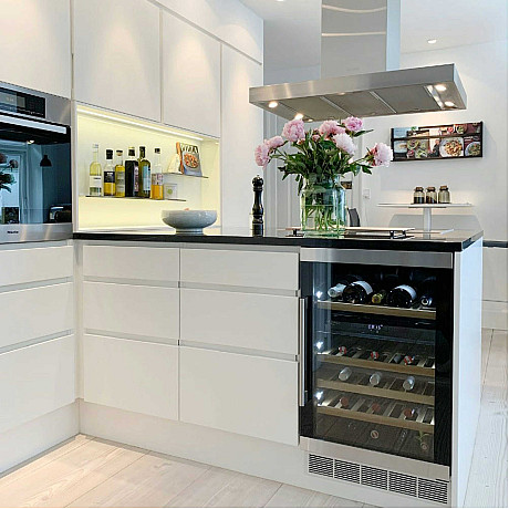 mQuvée - WineCave 50D Modern - Vinkyl 39 flaskor med 2 zoner