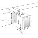 mQuvée - WCD50S-800 - Inbyggd WineCave 800, 46 flaskor, 50 cm, rostfri