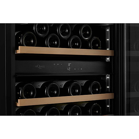 mQuvée - WineCave 780 60D Anthracite - Vinkyl 53 flaskor, 2 zoner