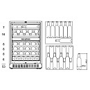 mQuvée - WineCave 780 60D Anthracite - Vinkyl 53 flaskor, 2 zoner