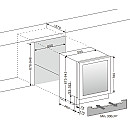 mQuvée - WineCave 780 60D Anthracite - Vinkyl 53 flaskor, 2 zoner