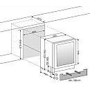 mQuvée - WCD60FGB-800 - Inbyggd WineCave 800, 53 flaskor, 60 cm, svart