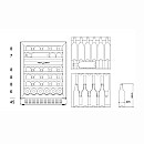 mQuvée - WineCave 780 60D Stainless - Vinkyl 53 flaskor, 2 zoner
