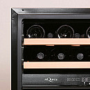 mQuvée - WineCave 60DD Fullglass - Vinkyl 44 flaskor med dubbel dörr