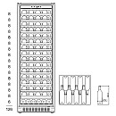 mQuvée - WineStore 177 - Vinlagringsskåp 126 flaskor, 15 hyllplan