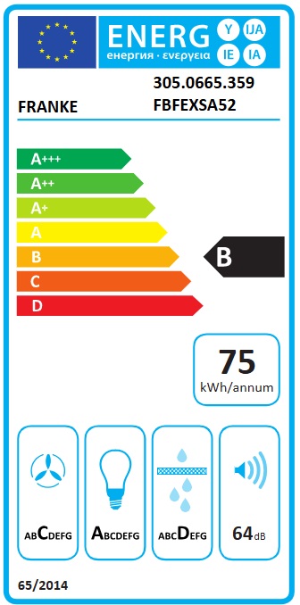 Franke - Spisfläkt Box Evo 52, Rostfri