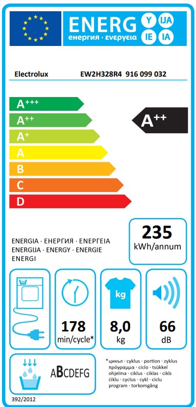 Electrolux - EW2H328R4