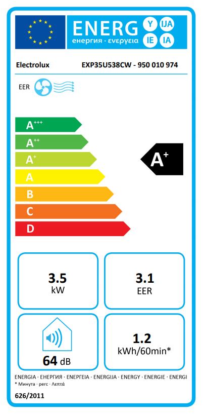 Electrolux - EXP35U538CW
