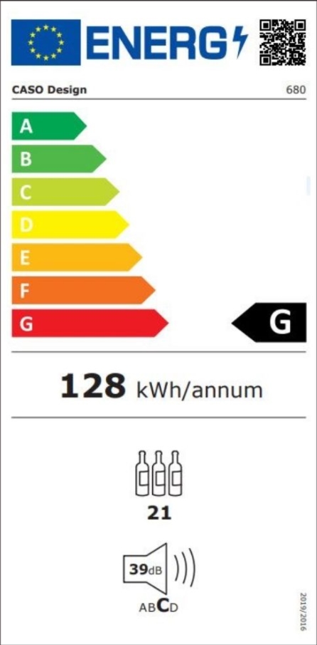 Caso - Outdoor cooler CS680, 20 flaskor