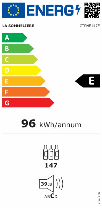 La Sommelière - CTPNE147E - Svart, Långtidslagring