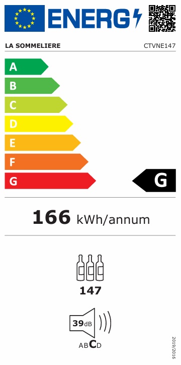 La Sommelière - CTVNE147 - Svart, UV-skydd & kolfilter