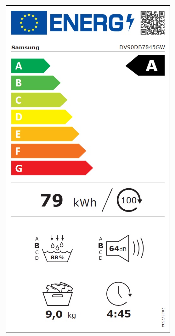 Samsung - DV90DB7845GWU3