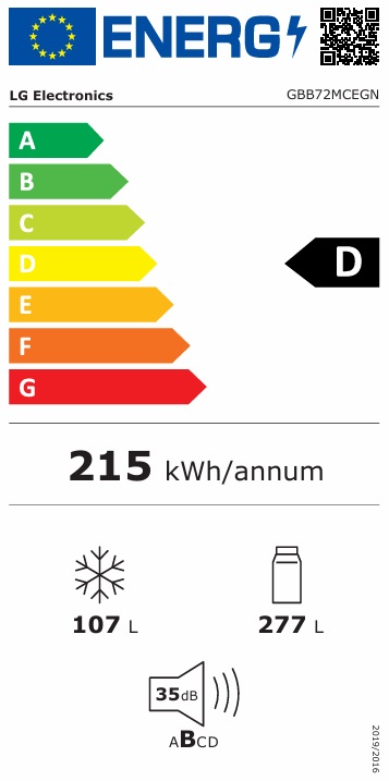 LG - GBB72MCEGN - Energieffektiv och hållbar LG - GBB72MCEGN - Energieffektiv och hållbar
