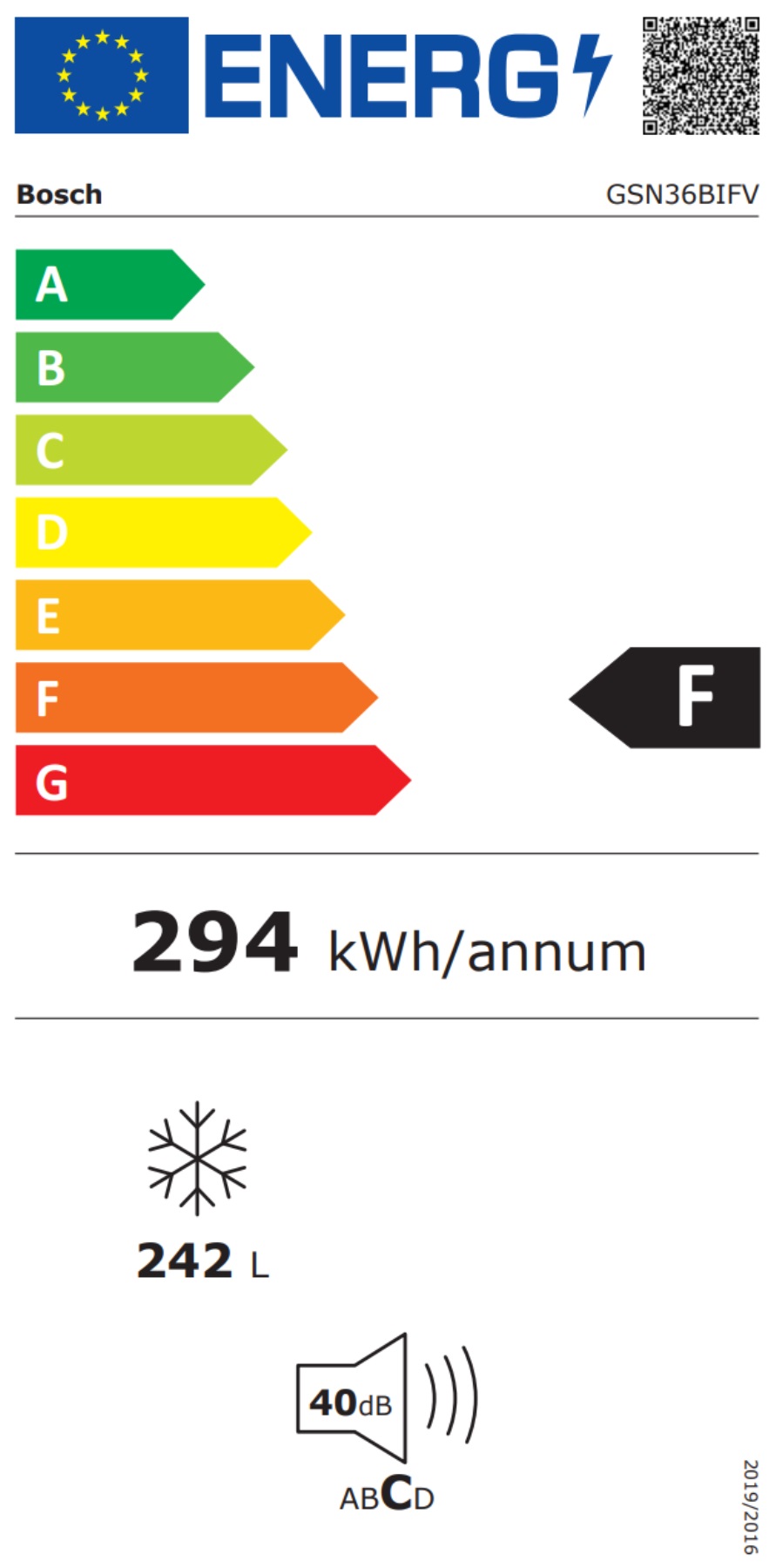 Bosch - GSN36BIFV - Outlet