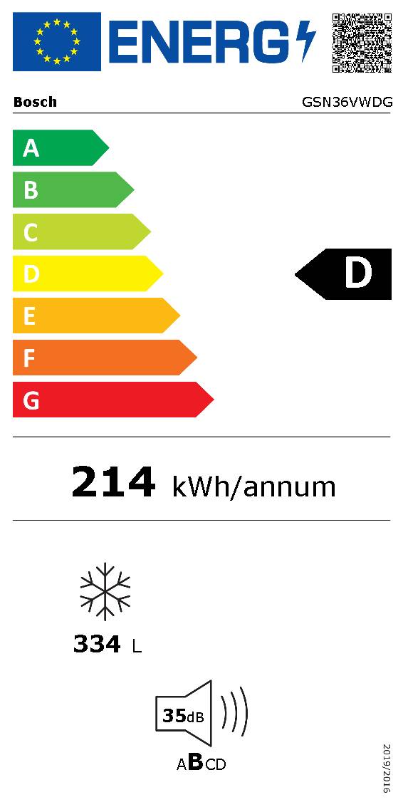 Bosch - GSN36VWDG Serie 4, Vit