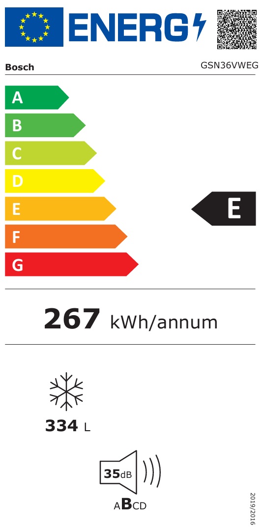 Bosch - KSN36VWEG-GSN36VWEG - Vit, Serie 4