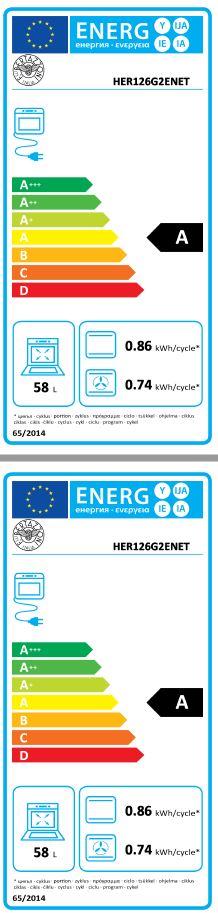 Bertazzoni - HER126G2ENET, 120 cm, Dubbelugn, Mattsvart, Heritage-serien