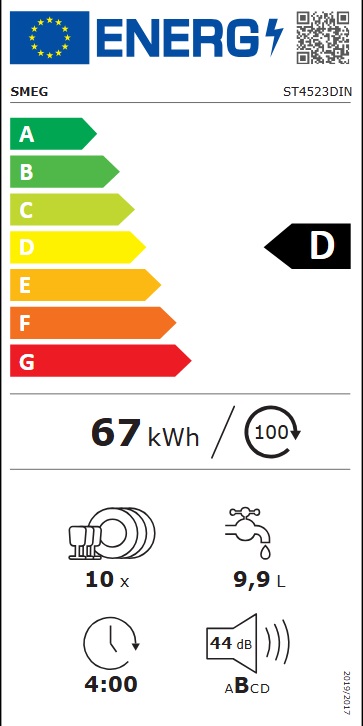 Smeg - ST4523DIN - Integrerad