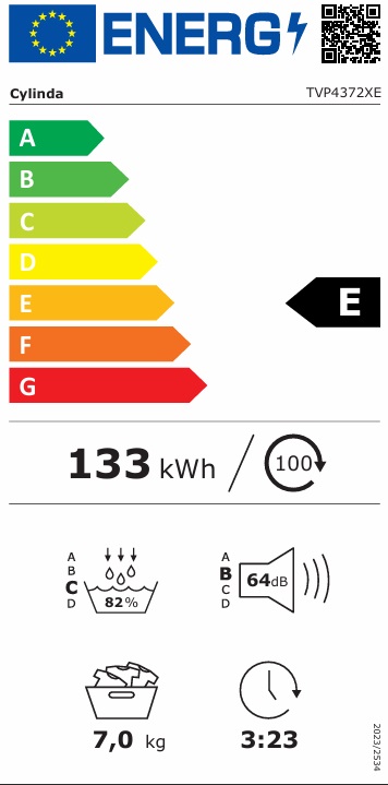 Cylinda - TVP4372XE - Värmepump - Outletprodukt med skönhetsfel